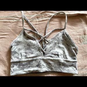 Lululemon crisscross marble sports bra